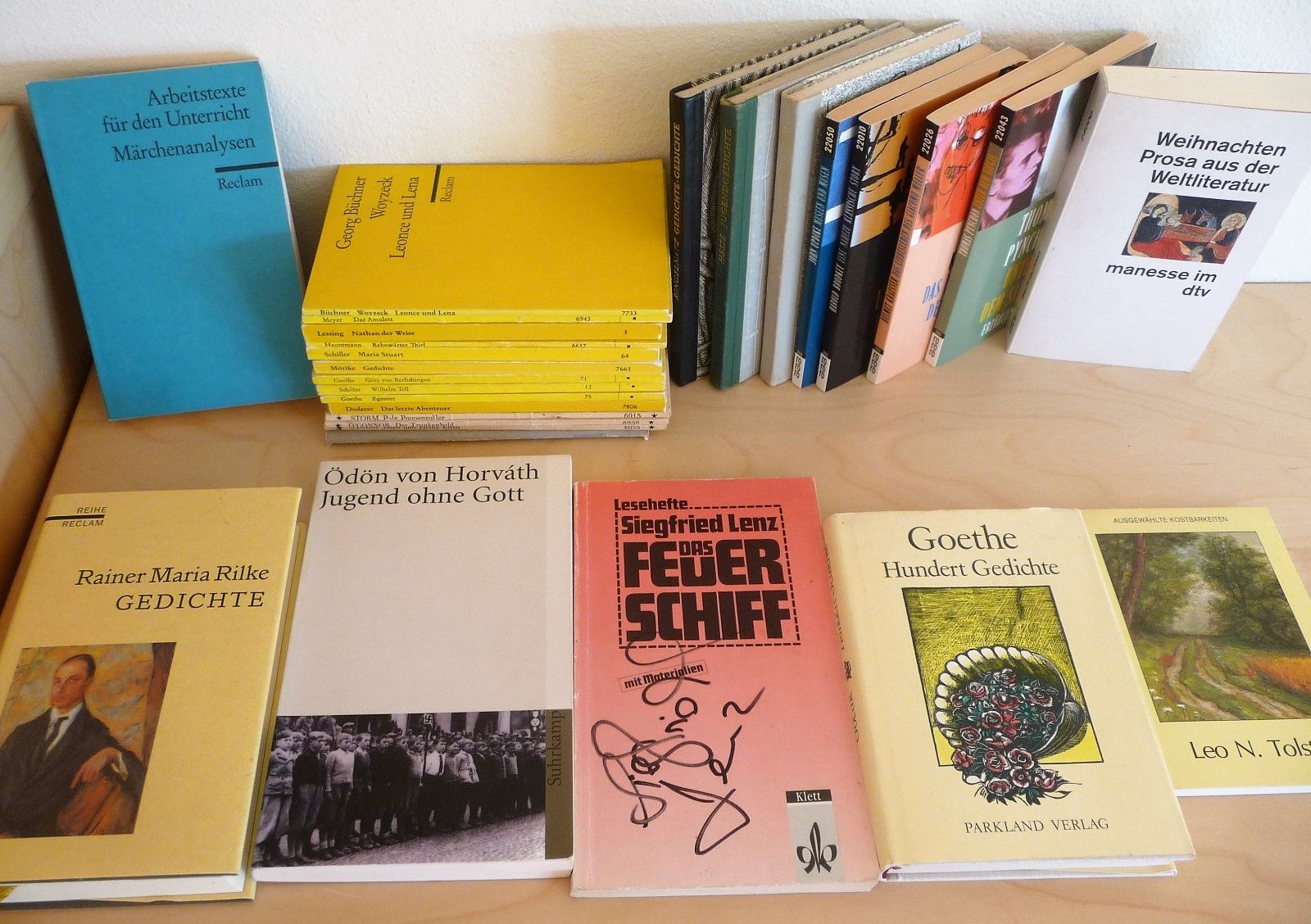 Sammlung 28 Bücher Reclam u. Andere Klassiker Weltliteratur Goethe Hesse Rilke