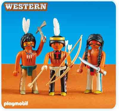 PLAYMOBIL® 6272 3 Sioux-Indianer (Folienverpackung)