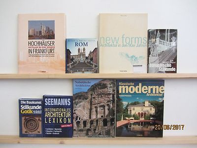 30 Bücher Bildbände Architektur Baustile Stilkunde 