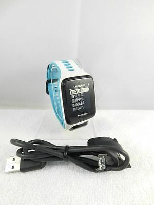 TomTom Runner 2 Cardio + Musik GPS Uhr, wei/blau, Fitnessuhr Sportuhr