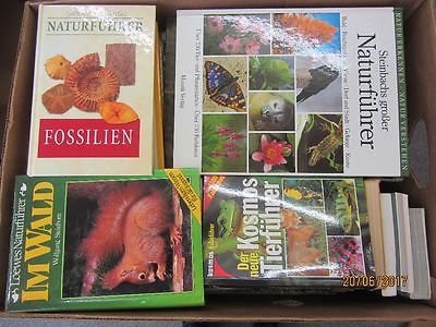 56 Bücher Naturführer Bestimmungsbücher Pflanzen Tiere Mineralien Pilze u.a.