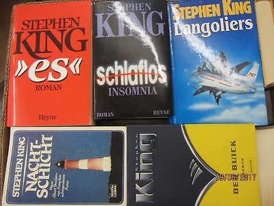 Stephen King 31 Bücher Horrorromane Gruselromane Fantasyromane