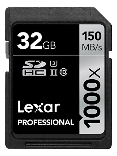 Lexar Professional SDHC 1000x 32GB UHS-II Flash-Speicherkarte - LSD32GCRBEU1000