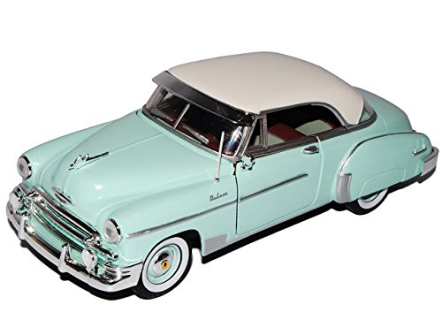 Chevrolet Chevy Bel Air Coupe Grün 1950 Oldtimer 1/24 Motormax Modell Auto