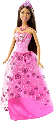 Mattel Barbie DHM60 - Dreamtopia Juwelen-Prinzessin Puppe brünette
