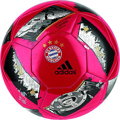 ADIDAS FC Bayern München Fußball Bundesligaball DFL Torfabrik 16/17 Fan-Ball 