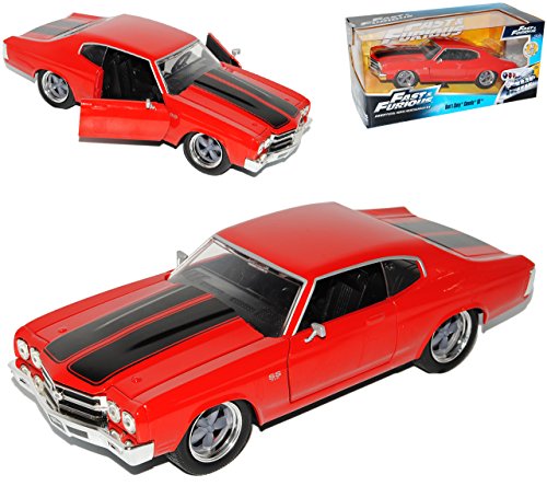 Chevrolet Chevelle SS 1970 Coupe Rot Dom´s Fast and Furious 1/24 Jada Modell Auto