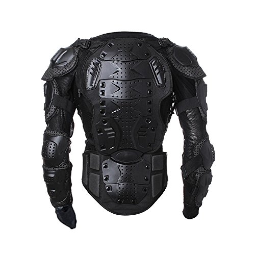 Goldfox® Motorrad Jacke Schutzkleidung Protektoren Protektorenjacke Motorcross Armour Snowboarden Brustpanzer (XXXL)