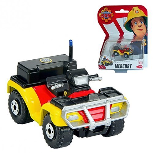 Feuerwehrmann Sam - Mini Die Cast Serie - Fahrzeug Geländewagen Quad Mecury