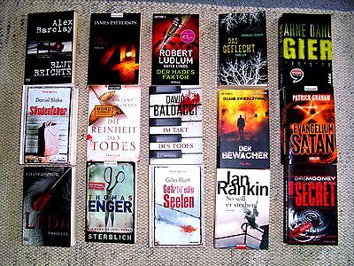 Bücherpaket: 15 spannende Krimis und Thriller-Nervenkitzel der Extraklasse