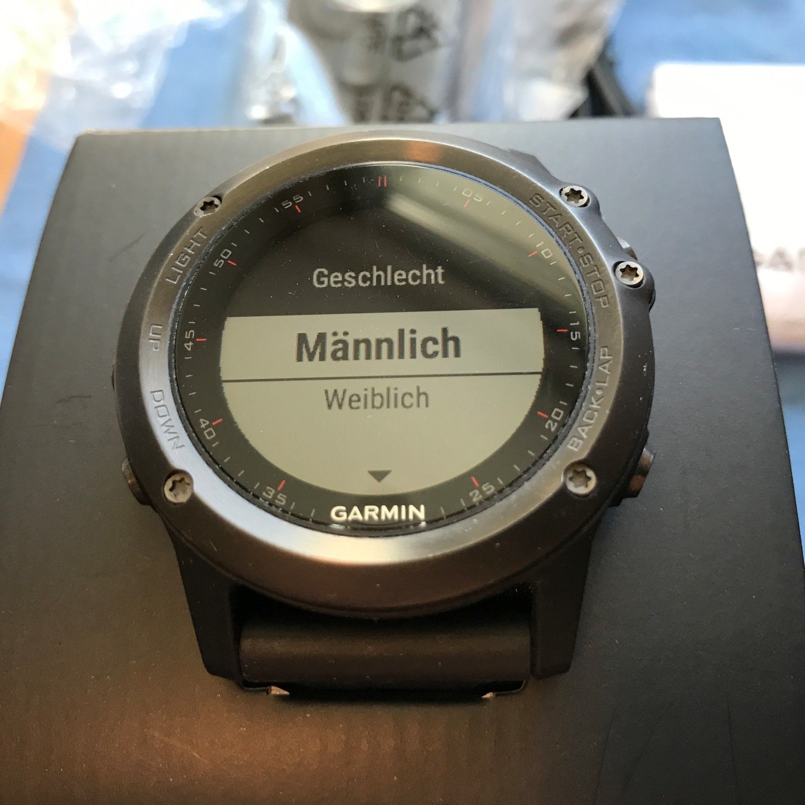 Garmin fenix 3 GPS Uhr gebraucht + Garmin Premium Herzfrequenz-Brustgurt HRM-RUN