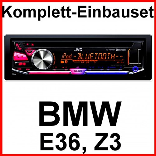 Komplett-Set BMW 3er E36 Z3 mit JVC KD-R971BT USB Autoradio Bluetooth CD MP3