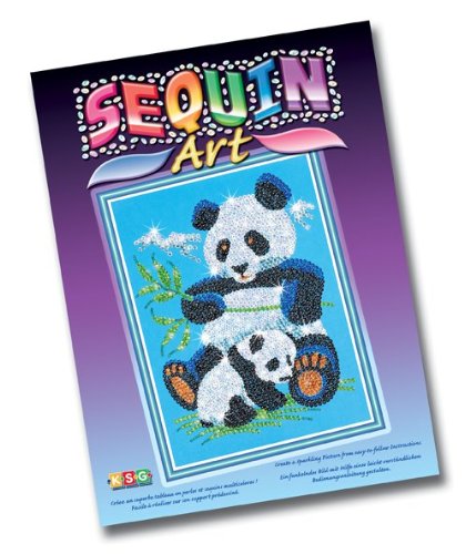 KSG 0829 - Sequin Art und Beads Pandas