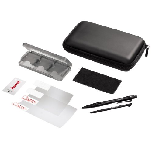 Hama 8in1 Zubehör-Set Starter Tasche Game-Case 2x Stift für Nintendo New 3DS XL / 3DS XL Konsole