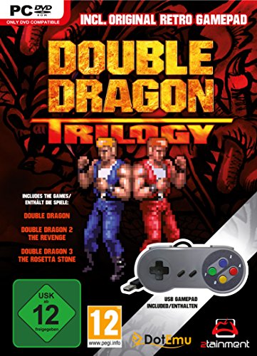 Double Dragon Trilogy incl. USB Retro GamePad für PC