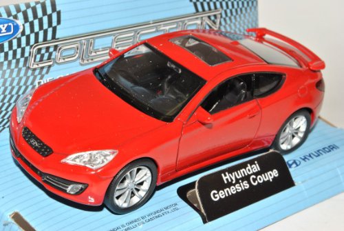 Hyundai Coupe Genesis Rot Ab 2008 ca 1/43 1/36-1/46 Welly Modell Auto