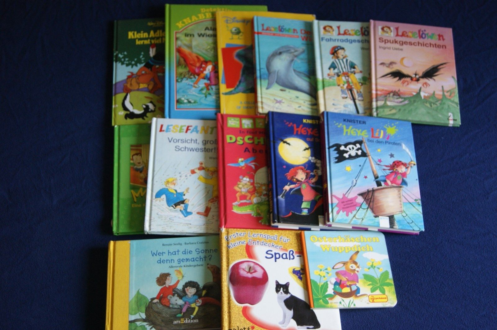 Bücherpaket Kinder, 14 Stück, Leselöwen Hexe Lilli, Erstleser