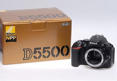 Nikon D5500 digitale SLR schwarz - gebraucht - NUR 1145 Auslösungen!!!