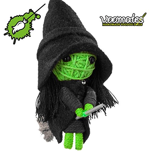 Voomates String Doll Voodoo-Puppen - handgemachte Sorgen-Püppchen Fingerpuppen - Die Handpuppen mit 81 Modelle - Wicked Witch (Hexe von der Zauberer von Oz)