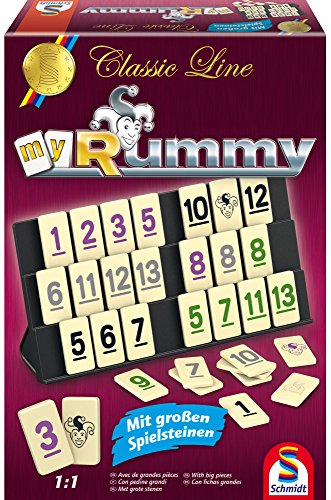 Schmidt Spiele 49282 - Classic Line - Rummy Spielfiguren
