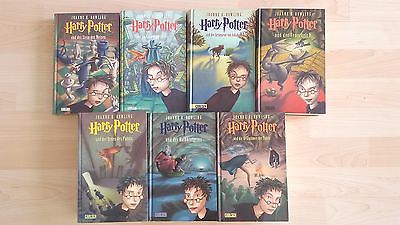 Harry Potter Bücher 1 - 7 / komplett gebundene Büchersammlung