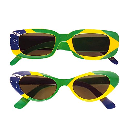 Widmann 6656B - Brille Brasilien, grün / gelb / blau