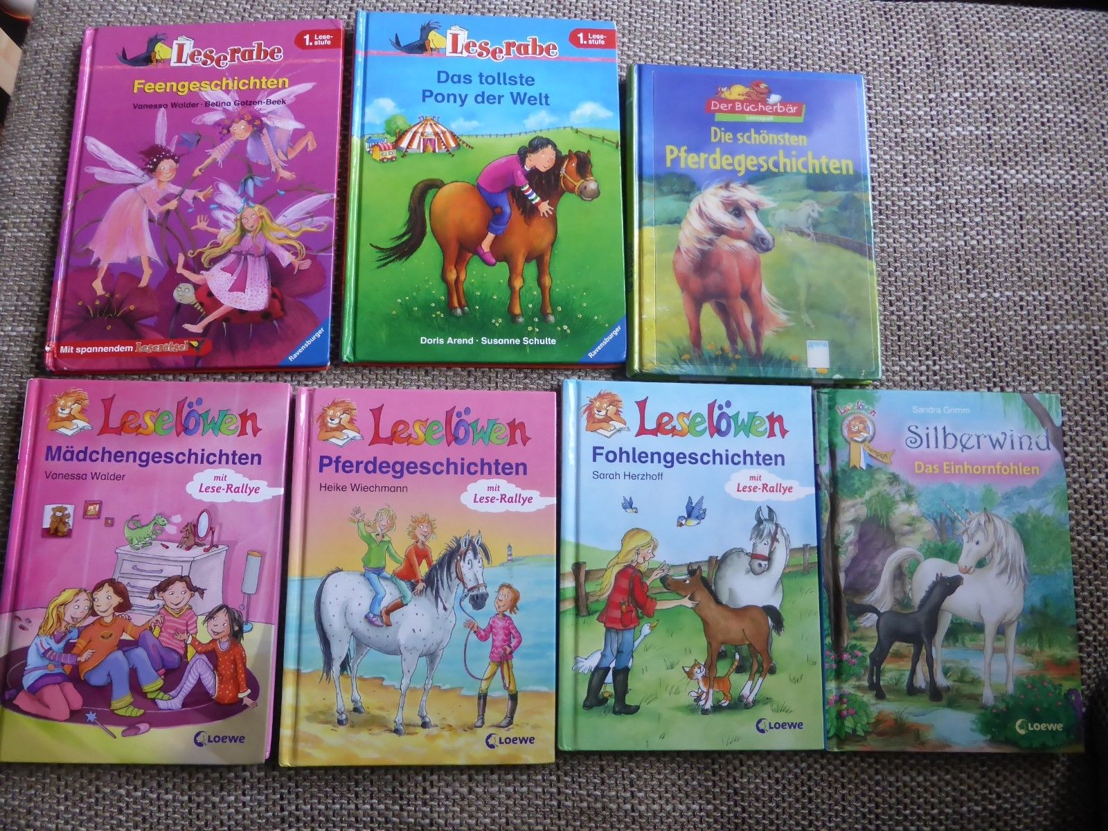 Bücherpaket, Kinder, Grundschule, Leserabe, Leselöwen, Bücherbär, Pferde