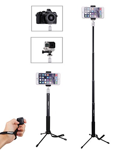 Selfie Stick Set, Handy Stativ, Selfie Stick mit Stativ, Fernauslöser-Bluetooth für Smartphone,Kamera und GoPro
