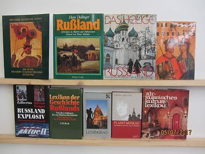 32 Bücher Bildbände Russland russische Geschichte Kunst Kultur