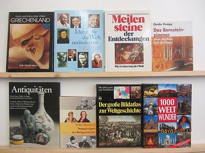 19 Bücher Bildbände Kunst Kultur Geschichte Weltgeschichte Paket 1