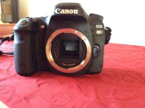 Canon EOS 80D 24.2 MP SLR-Digitalkamera - Schwarz (Nur Gehäuse)