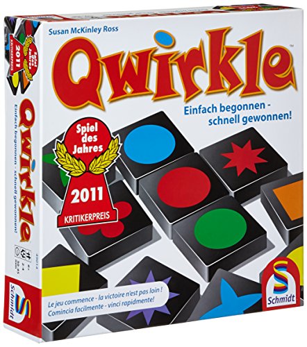 Schmidt Spiele 49014 - Qwirkle Legespiel, Spiel des Jahres 2011