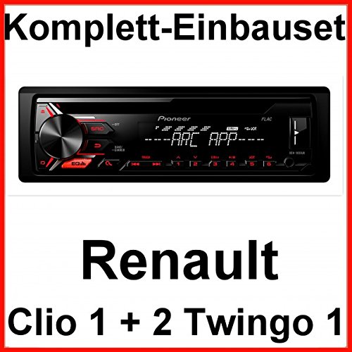Komplett-Set Renault Clio 1 2 Twingo 1 Pioneer DEH-1900UB Autoradio CD USB MP3