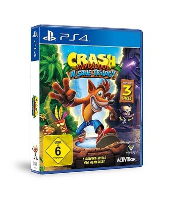 Crash Bandicoot - N.Sane Trilogy (Playstation 4) (Neu&OVP) -> Lieferbar 20.07.17