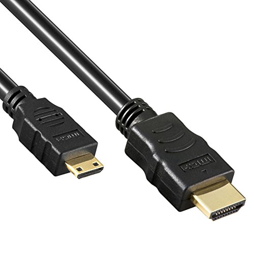 Ligawo 6543201 HighSpeed Mini A-C HDMI Kabel (1,5 m) mit Ethernet