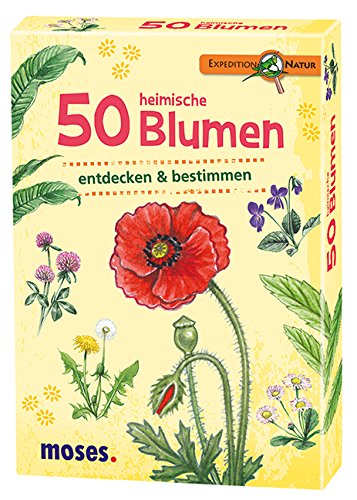 Moses 9717 - Expedition Natur 50 heimische Blumen, Lernkarte