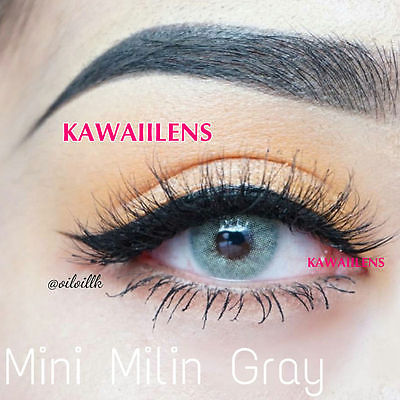 Kontaktlinsen Contact Lenses Color Soft Eyes Makeup Lady Lens Mini  Milin Gray