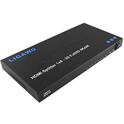 Ligawo HDMI Splitter Verteiler 1x8  ( 8-fach, 3D, 4Kx2K )
