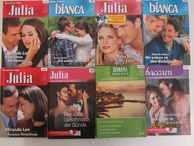 105 Bücher Taschenbücher julia bianca baccara u.a. Liebesromane Cora Verlag