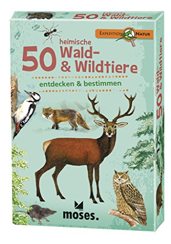 moses. 9739 - Expedition Natur 50 heimische Wald und Wildtiere, mehrfarbig