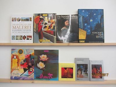 48 Bücher Bildbände Maler Malerei Künstler Gemälde Macke van Gogh Monet u.a.