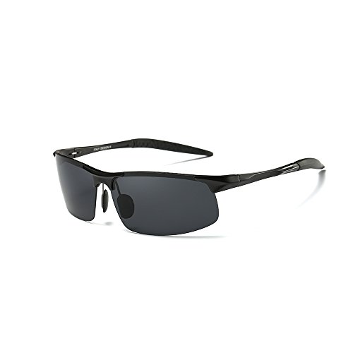 OBOSOE Sportbrille Polarisierte Sonnenbrille TAC HD Fahrerbrille Treiber Glasses Unzerbrechlich für Männer und Frauen für Fahren Motorradfahren Angeln Golf Strand Reisen