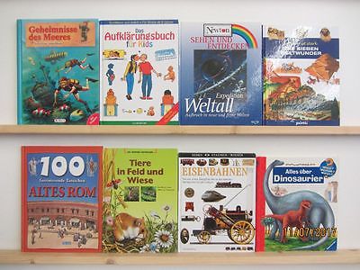 34 Bücher Jugendsachbücher Kindersachbücher Wissensbücher 