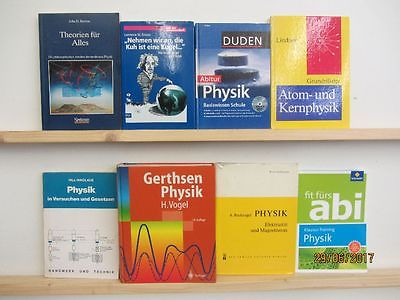 35 Bücher Physik Schulbücher Fachbücher Atomphysik Kernphysik 