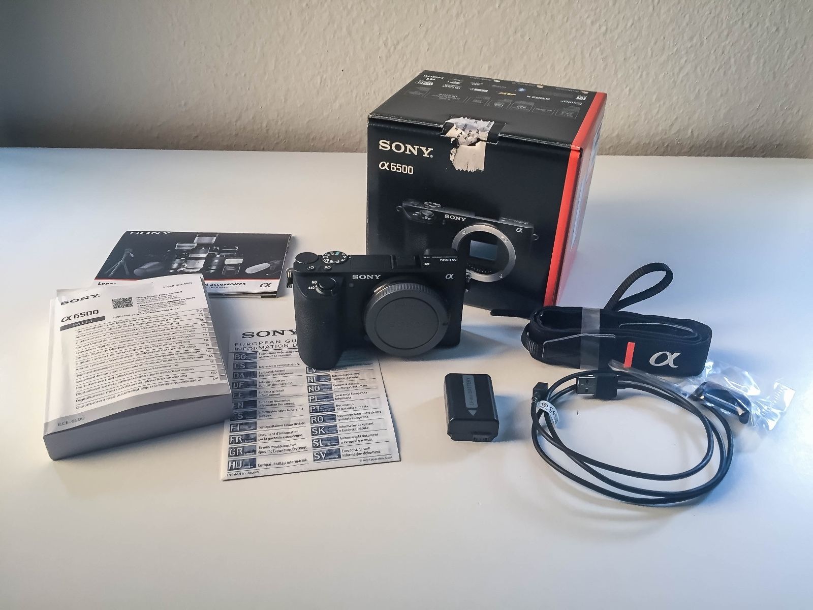 Sony Alpha ILCE-6500 24.2MP Digitalkamera Sony A6500 fast neu, Topzustand