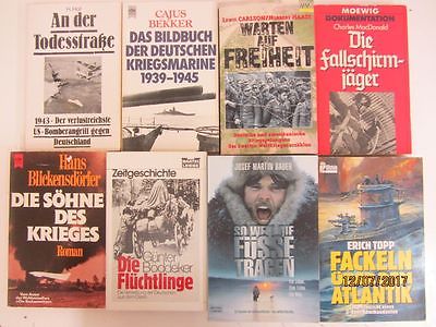 86 Bücher Taschenbücher Kriegsromane Weltkriegsromane Weltkriegsdokumentationen