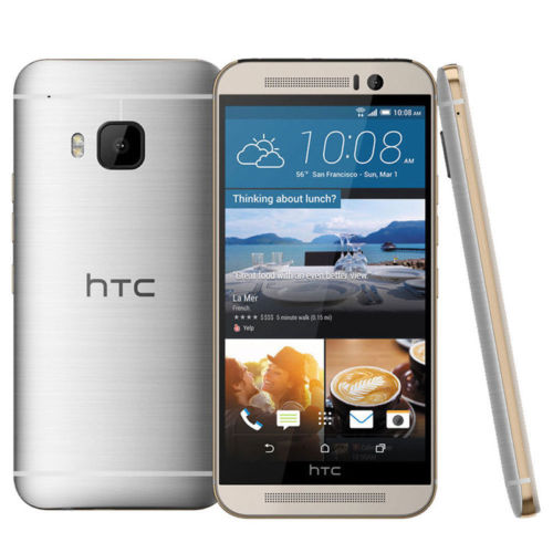 HTC One M9 32GB Gold on Silver (Factory Unlocked) 5,0 Zoll Smartphone Android