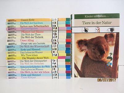 Kinder entdecken... 21 Bücher Kindersachbücher Time Life Serie
