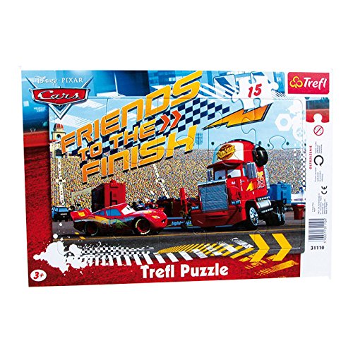 Legler 3441 - Rahmenpuzzle - Disney Cars, 15-teilig