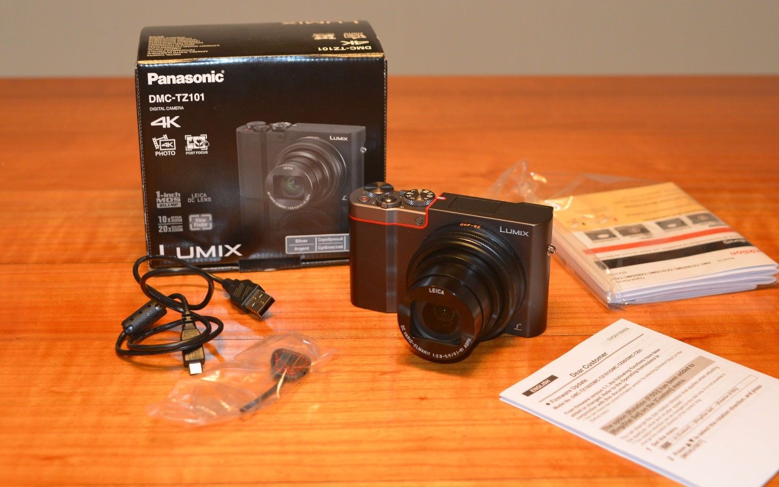 Panasonic Lumix DMC-TZ101 4K UHD Foto/Video  Garantie  (NP:625EUR)